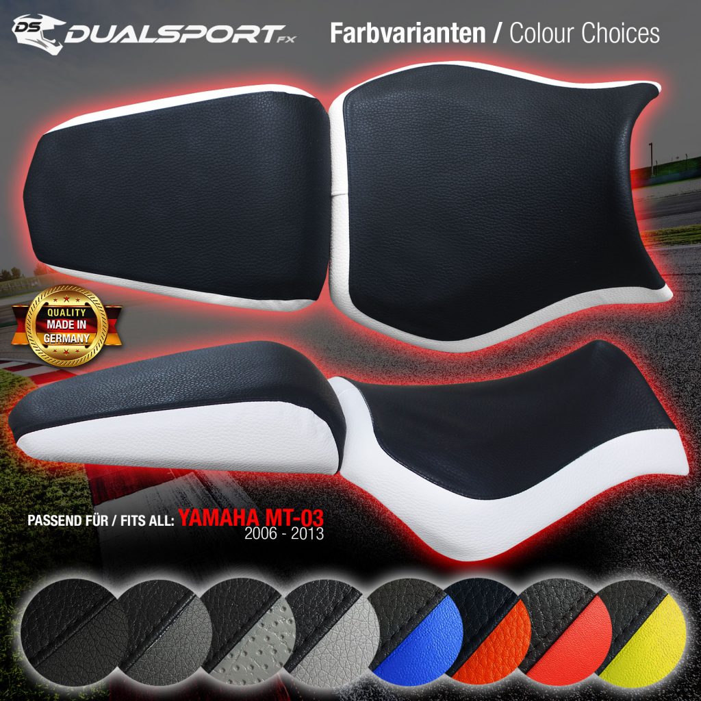 Yamaha MT 03 660 Seat Cover, Sitzbezug • DualsportFX