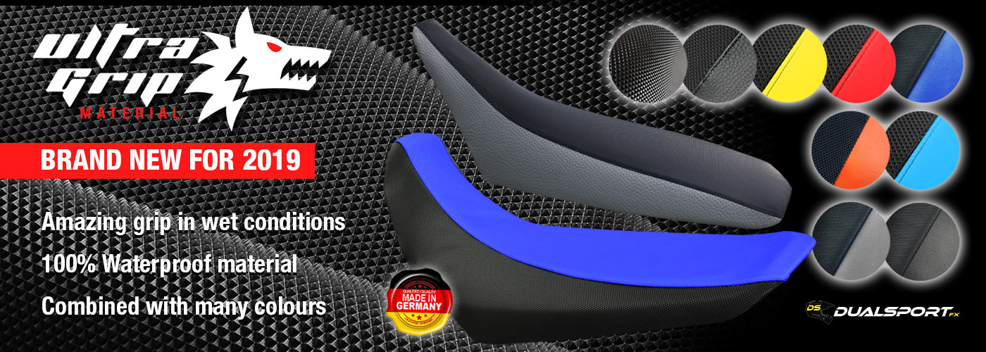 Ultra Grip Seat Material new for 2019 Ultra Grip Seat Material by DUALSPORT FX